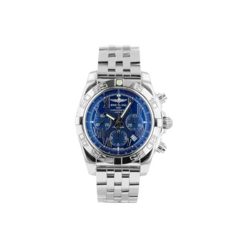 Breitling Автоматический Механический Часы Мужские 44 мм Синий