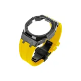 5 Броги Черный корпус + Желтый ремешок + Черная застежка-бабочка