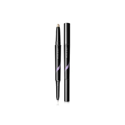 ZEESEA Двойная головка Eye Shadow Kitten Кисть для подводки глаз Natural 0,26g+0,55g