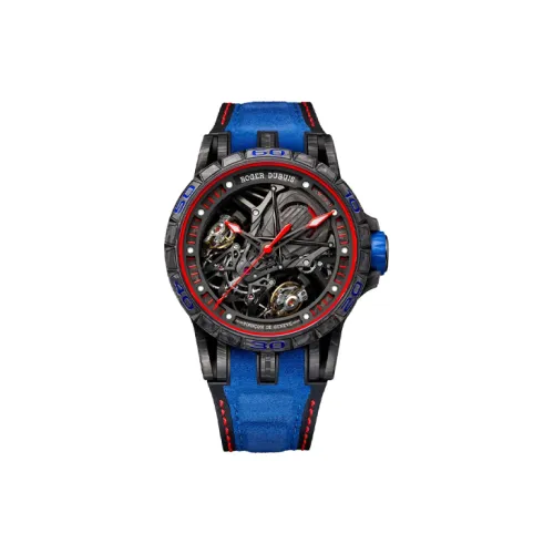 Roger Dubuis Мужские часы Kings Racing Series с ручным заводом, 45 мм, с механизмом, с черепом