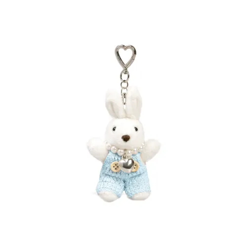 Jinnew Luxury Handcrafted Свитер Pearl Chain Брелок Bunny Кукла Plush Подвеска 12 см Высота