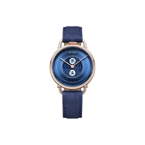 Baume Mercier Ben Collection Кварцевый механизм Женские часы Watch 35 мм Синий циферблат