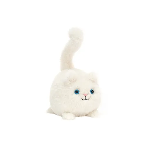 JELLYCAT Cat Collection Кремовый Котенок Кукла Плюшевая Кукла 10 см Высота В Сидячем Позе