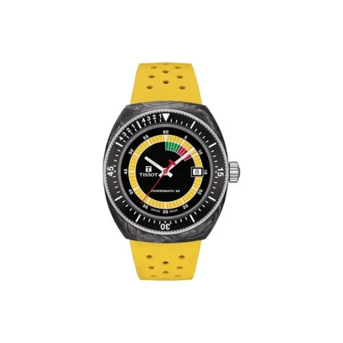 TISSOT Автоматический Механический Механизм Мужские Часы Stellar Series 41 мм Черные