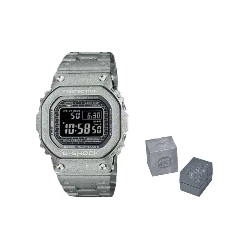 CASIO Full Metal Series 40 Anniversary B5000 Кварцевый механизм Нержавеющий стальной ремешок Часы Мужские Черный циферблат