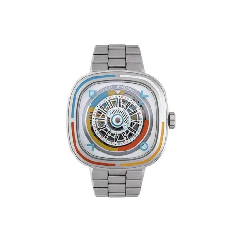 SEVENFRIDAY Автоматический механический механизм Мужские часы 45мм*45,6мм*13мм Многоцветный