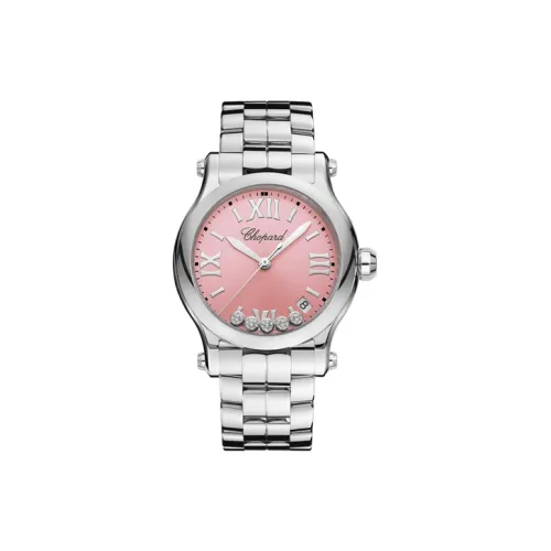 Chopard Кварцевый механизм Женские часы Happy Sport Collection, 36 мм, розовый