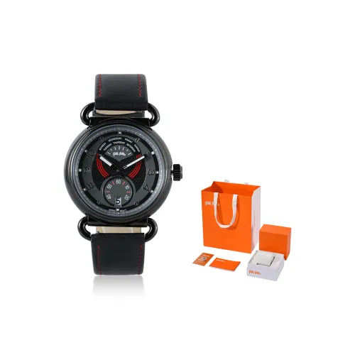 Folli Follie Кварцевый механизм Женские часы 45mm*45mm*10mm Черные