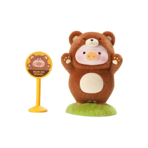 52TOYS LULU Pig Медведи Коллекция Прозрачный Слепой Бокс на Карточке 7,5см