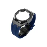 5 Броги Черный корпус + Синий ремешок + Черная застежка-бабочка