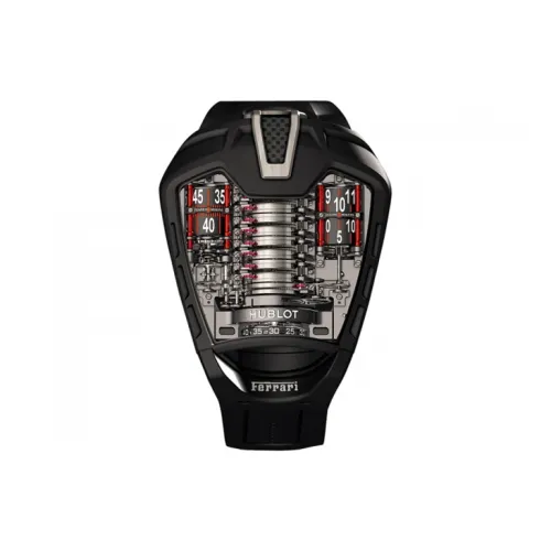 HUBLOT Мужские часы MASTERPIECE с ручным заводом, 46 мм, с механизмом Skeleton