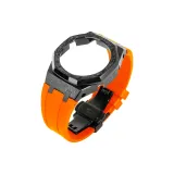 5 Броги Черный корпус + Оранжевый ремешок + Черная застежка-бабочка