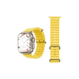 【Титан Оранжевый】Защитный чехол + [Желтый] Ремешок Ocean