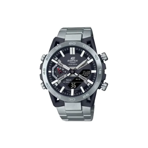 CASIO EDIFICE Кварцевый механизм нержавеющая сталь ремешок мужские часы черный ECB 2000DC 1A