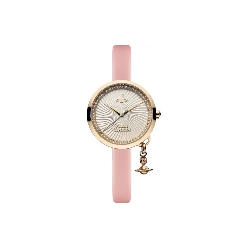 Вивьен Вествуд Classic Pendant Collection Наручные часы Кварцевый механизм 34 мм Золотой циферблат Женские часы DWVV139WHPK