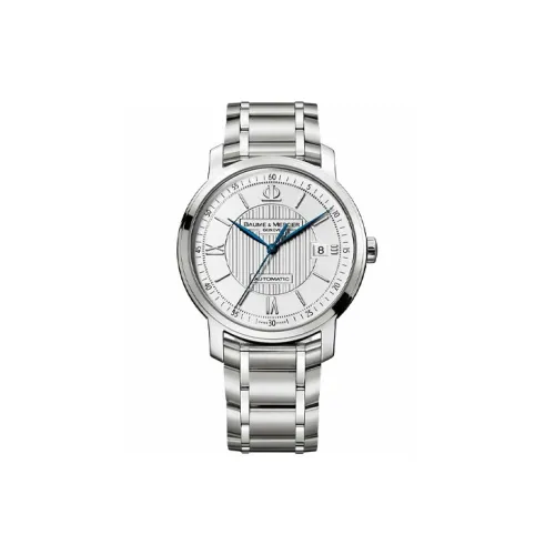 Baume & Mercier Автоматический Механический Механизм Мужские Часы Classima Collection 39 мм Белые