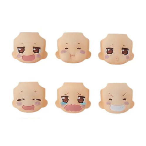 GSC Ryoji Shuppi Himouto! Umaru Chan! Little Круглое лицо 6 пар Коробка Nendoroid Аксессуары Фигурки в стиле chibi 3,5 см