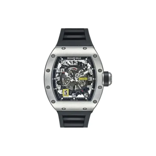RICHARD MILLE Автоматический Механический Механизм Мужские Часы 50 мм Черный