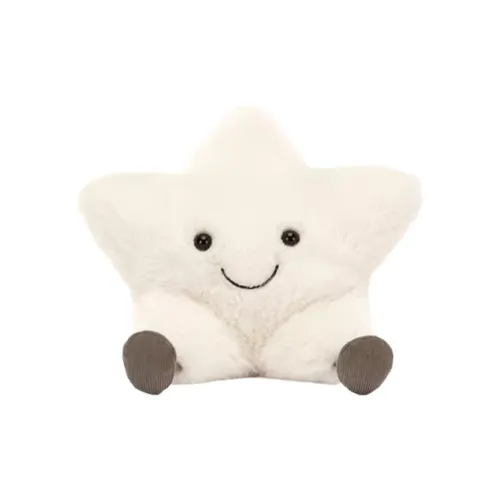 JELLYCAT Fun Items Collection Сливочный Звезды Куклы Плюшевая кукла 24 см Высота в сидячем положении