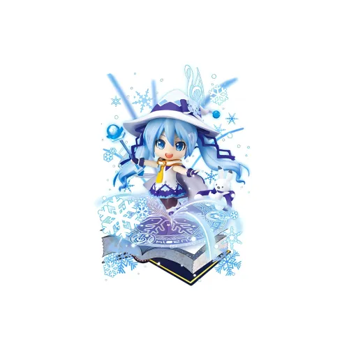 GSC Hatsune Miku No. 380 Snow Hatsune Miku Магический Снег Версия Чиби Фигурка Nendoroid