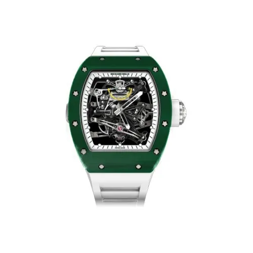 RICHARD MILLE Мужские часы с ручным заводом, механический, 42,7mm*49,94mm, с открытым механизмом