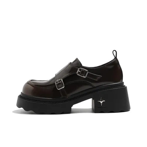 MIS. DANNY Британский стиль Маленькие кожаные лоферы для женщин