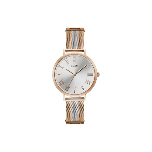 GUESS Кварцевый механизм Женские часы 38 мм Серебряные