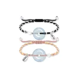 Плетеный браслет A+C стиль