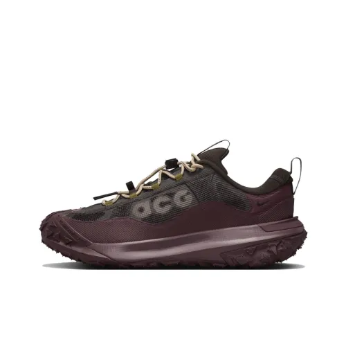 Nike ACG Mountain Fly 2 Водонепроницаемый Низкий Топ Походная обувь Унисекс Бордовый