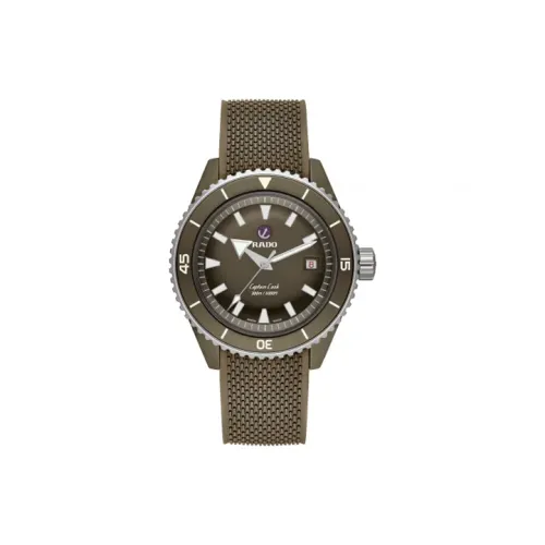 RADO Автоматический Механический Механизм Мужские Часы Captain Cook Collection 43 мм Зеленые