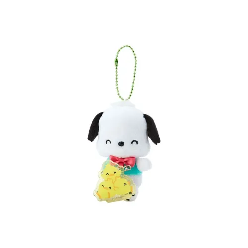 Sanrio Pacha Dogs Smiley Support Collection Кукла Плюшевая Подвеска 10 см 4,5 см Высота
