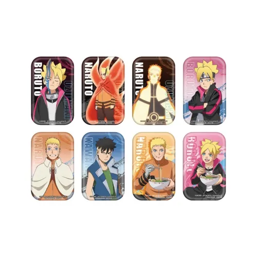 Xhdm NARUTO Boruto New Era Наруто Узумаки и Боруто Узумаки и Байкого и Каваки Длинный значок мерч по IP