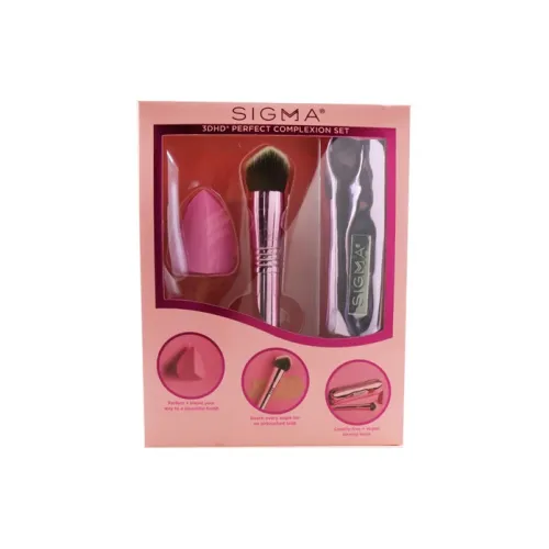 SIGMA 3DHD Набор для макияжа Красота Яйцо + Кабуки Щетка + Сумка для макияжа