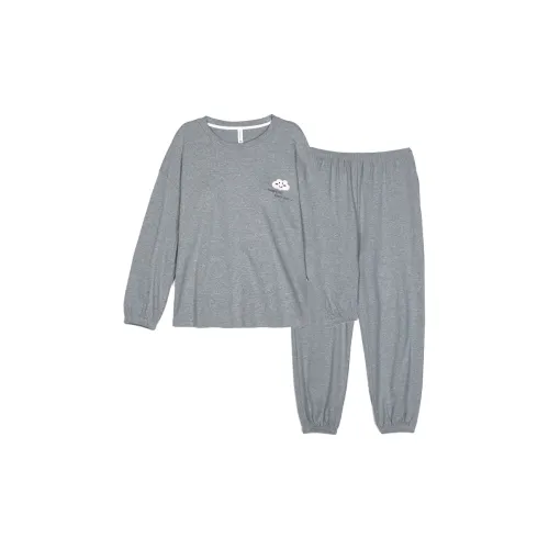 FOREVER 21 Пижамный комплект женский серый