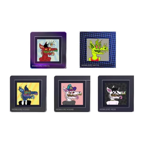 IP XIAOZHAN NFT BOC Неон SHINE Неон SHINE HOWLERZ Кристальный Коллекционный Слепые коробки Один Mystery Коробка 2 сюрприз-коробки