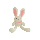 Дофамин Pull Кролик [Белый-розовый ушами кролик] 30 см