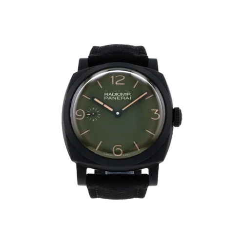 PANERAI Ручной механизм Мужские часы RADIOMIR Коллекция 48 мм Зеленый
