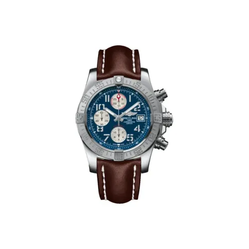 BREITLING Автоматический Механический Часы Мужские Avenger 43 мм Синий