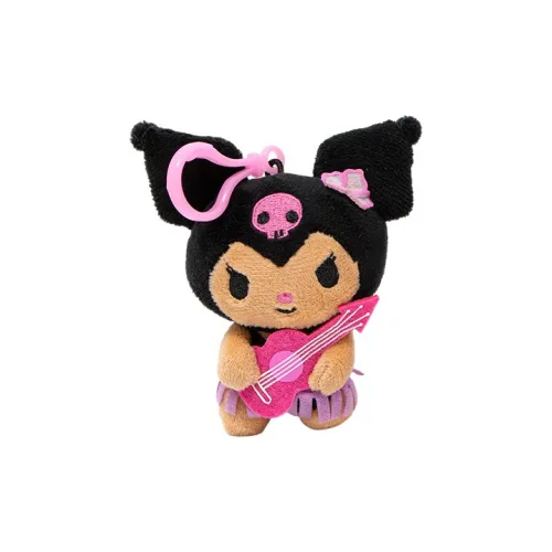 Sanrio Kulomi Hawaii Collection Черная кожа Кукла Плюшевая подвеска 10 Высота 16 см