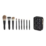 9 Снег Лисий мех + Высококачественная Телячья кожа, молния, щетка, сумка