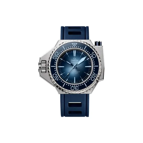 OMEGA Автоматический Механический Часы Мужские Seahorse Series Heritage Watch 55 мм Синий