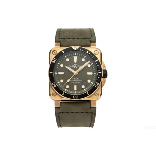 Bell & Ross Автоматический Механический Часы для Мужчин 42 мм Зеленые