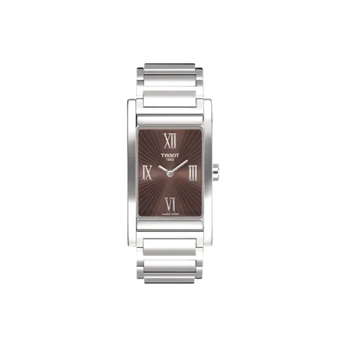 Tissot Quartz Movement Женские T Lady Collection Часы 23мм*31,5мм Кофе
