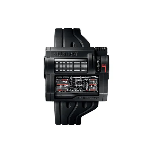 HUBLOT Мужские часы MASTERPIECE с ручным заводом, механический, 51 мм, черный