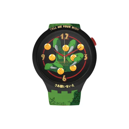 Swatch Quartz Механизм Унисекс Часы 47 мм Многоцветный Циферблат Часы Пластиковый Корпус Часы Силиконовый Ремешок