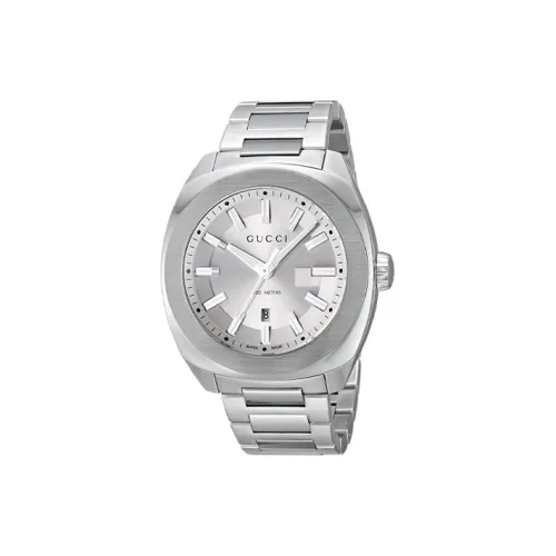 GUCCI GG2570 Women's Watch Кварцевый механизм ремешок из нержавеющей стали серебристый циферблат