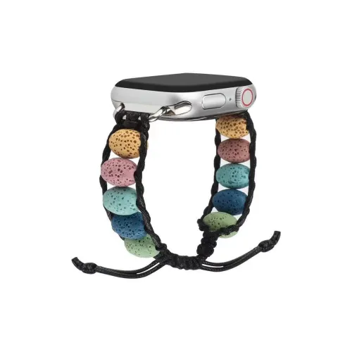 MSSM Watch Полоска Apple Совместимость Вулканический камень Плетеный материал