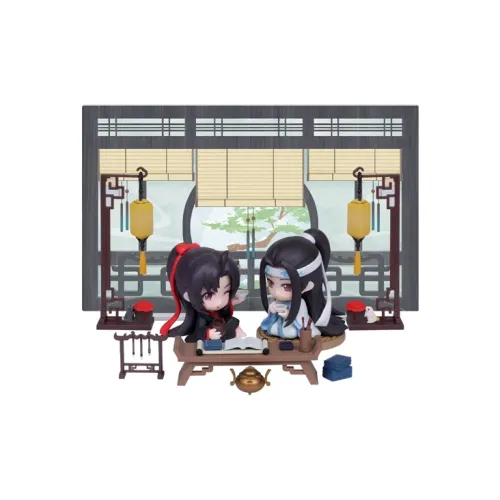 Фигурки в стиле Chibi Sky-Reaching Magician Вэй Усянь и Лань Ваньчжи