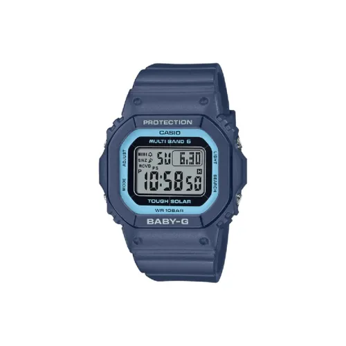 CASIO Baby G Collection Кварцевый механизм Смольный механизм Ремешок из смолы Унисекс Синий циферблат BGD 5650 2