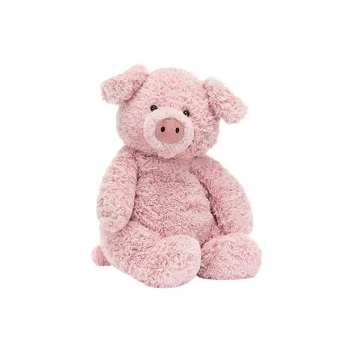 JELLYCAT Farm Animal Collection Bannabu Свинья Кукла Плюшевая Кукла 34 см Рекомендуемая Высота в Сидячем Положении